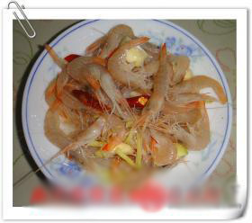 活醉白米虾的做法