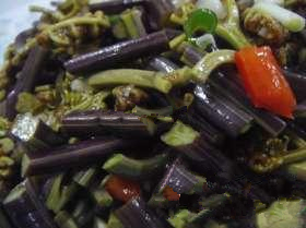 凉拌野蕨菜的做法